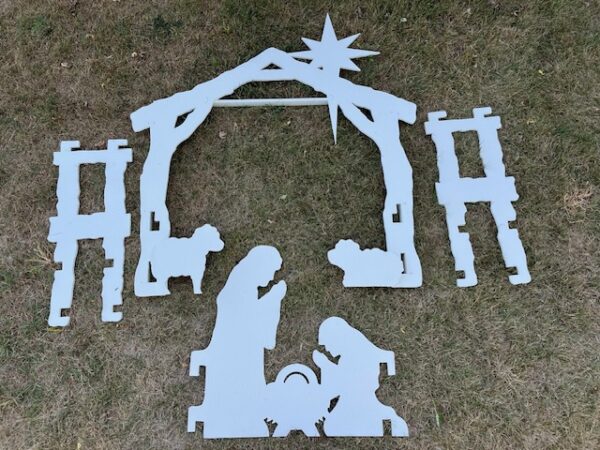 Nativity decor for outdoors