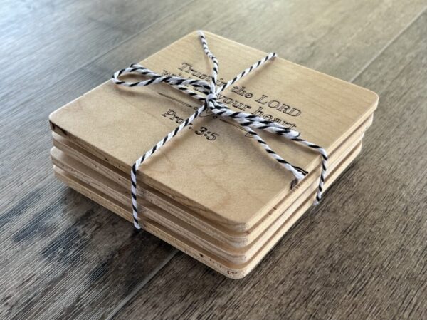 Encouraging Word Coasters