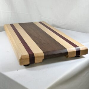 Walnut, Purple Heart, and Maple Cutting Board