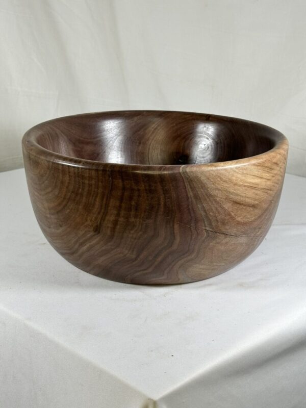 Large Walnut Salad Bowl