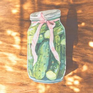 Pickle greeting card