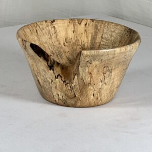 Natural Edge Spaulted Maple Bowl