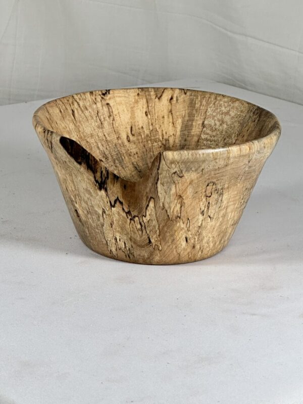 Natural Edge Spaulted Maple Bowl