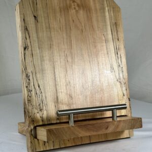 Spaulted Maple iPad/Cookbook Stand