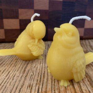 Beeswax Candle – Sparrow Votive Pair