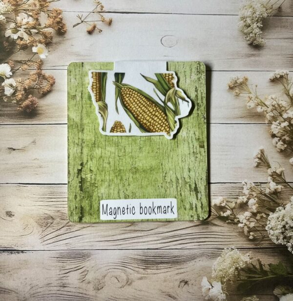 Iowa corn magnetic bookmark