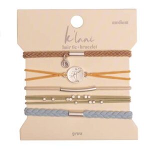 K’lani “Grow” Hair Tie Bracelets