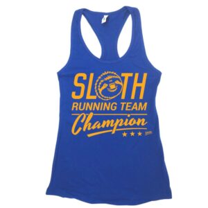 Sloth Running Team Racerback Tank