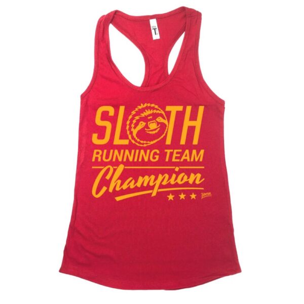 Sloth Running Team Racerback Tank