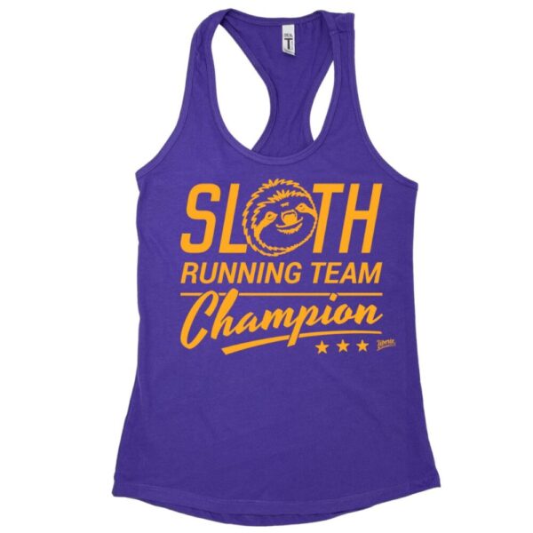 Sloth Running Team Racerback Tank