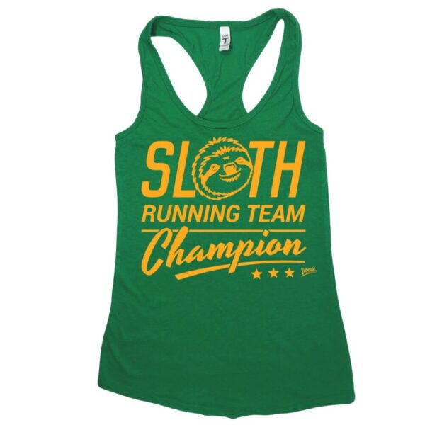 Sloth Running Team Racerback Tank