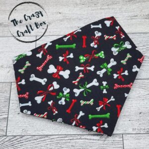 Christmas Dog Bone Pet Bandana