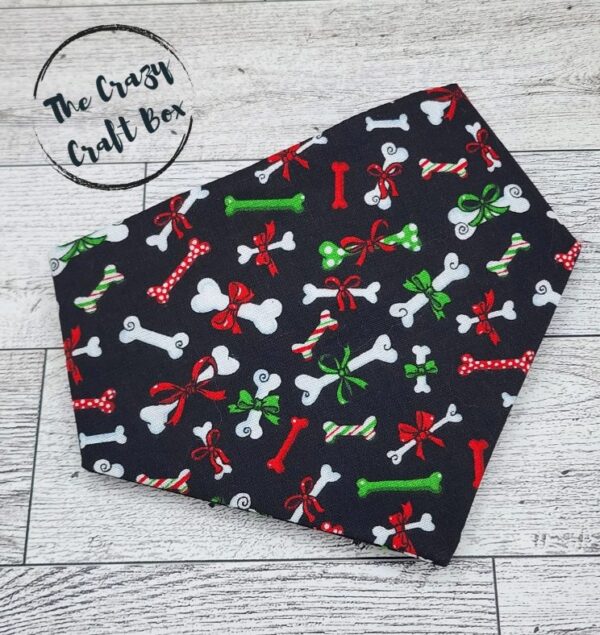 Christmas Dog Bone Pet Bandana