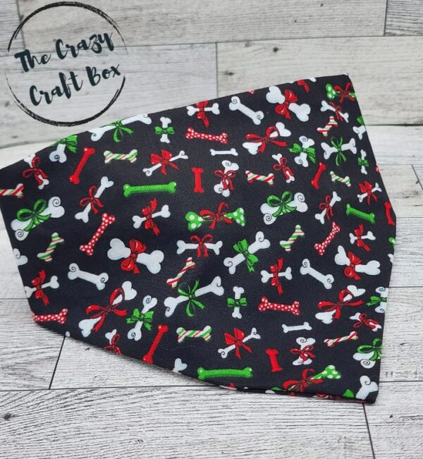 Christmas Dog Bone Pet Bandana