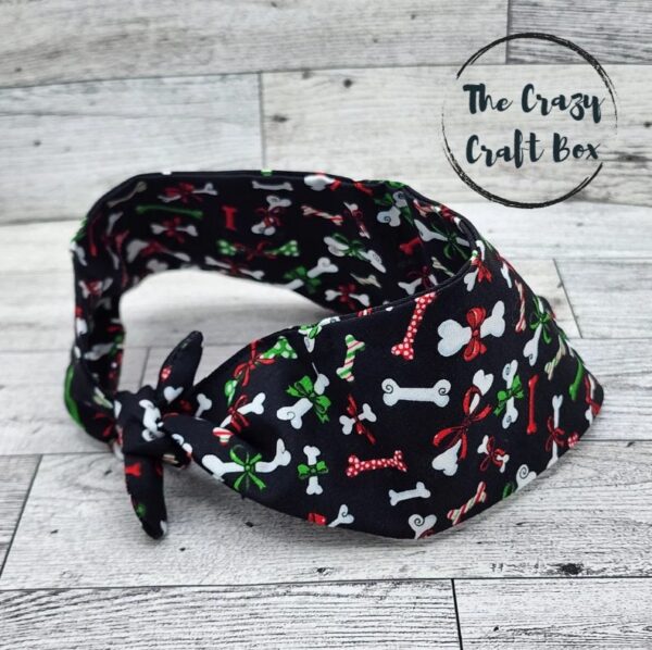 Christmas Dog Bone Pet Bandana