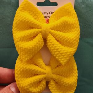 Sunny Yellow Hair Bows