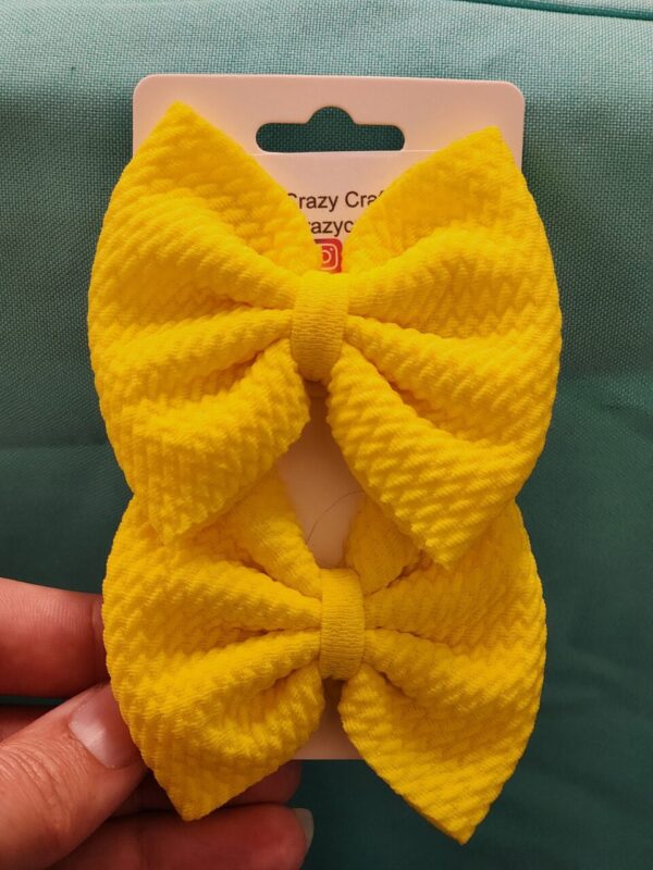 Sunny Yellow Hair Bows