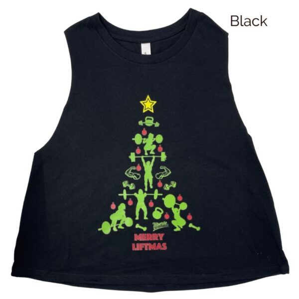 Merry Liftmas Crop Tank