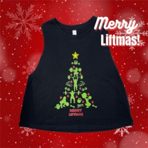 Merry Liftmas Crop Tank