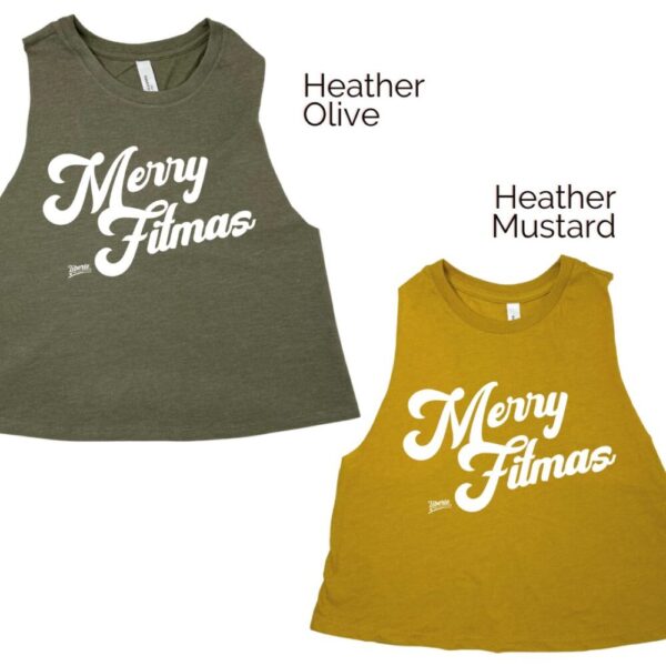 Merry Fitmas Crop Tank