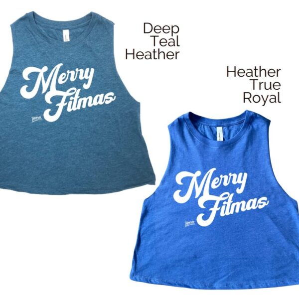 Merry Fitmas Crop Tank