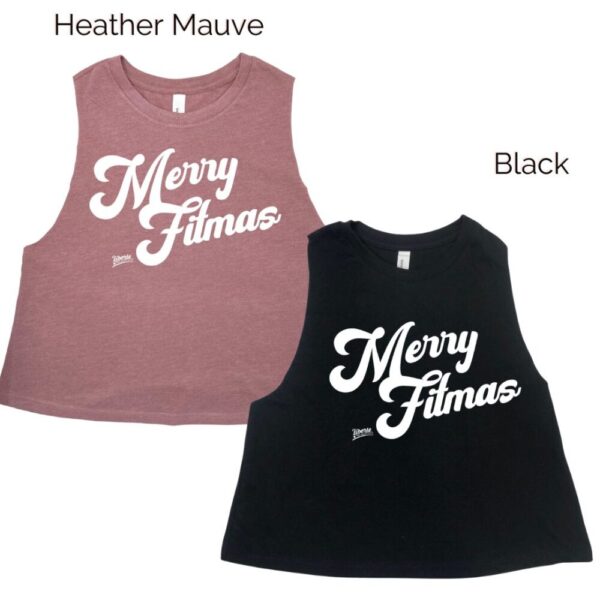 Merry Fitmas Crop Tank