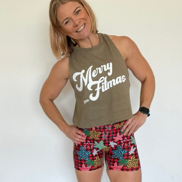 Merry Fitmas Crop Tank