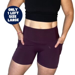 Plum 5″ Lifestyle Shorts – FINAL SALE – XS/S/M/L only