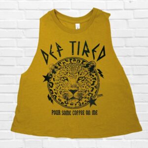 Def Tired Crop Tank