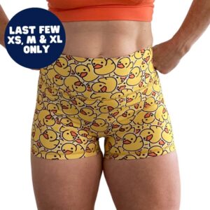 Happy Go Ducky 3″ Sporty Shorts – XS, M & XL ONLY