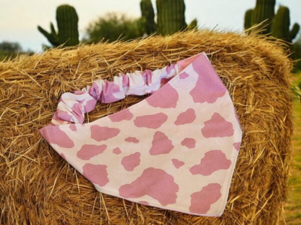 Pink Cow Bandanas