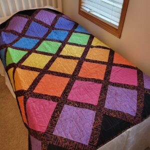 Deco Glo Quilt – Throw Size