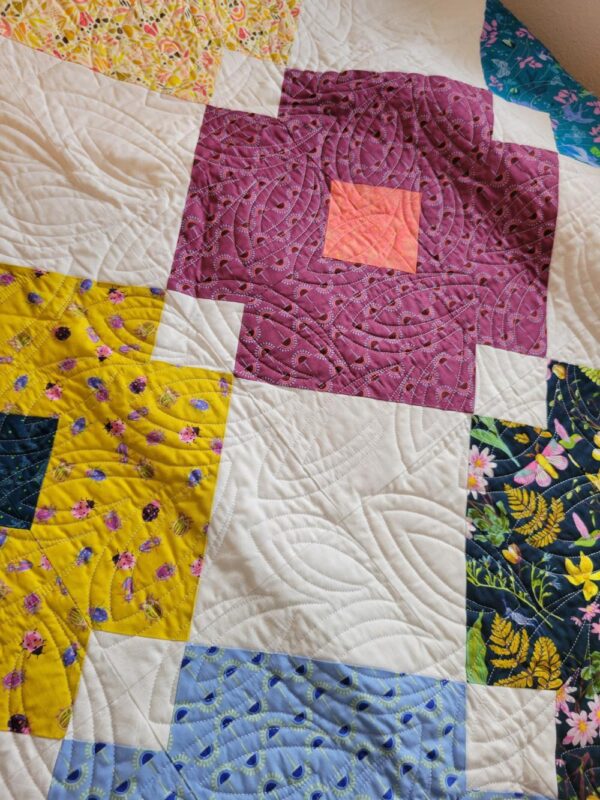 Anew Flower Tile Quilt – Twin Size