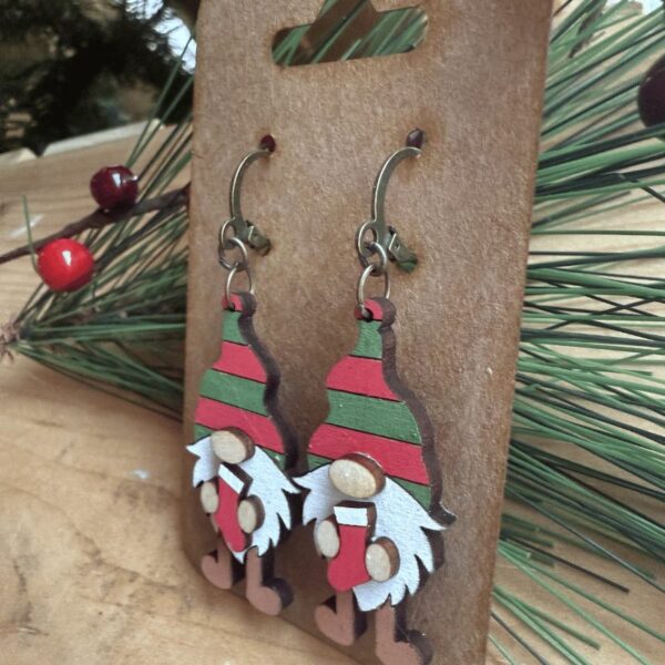 Gnome Stocking Earrings