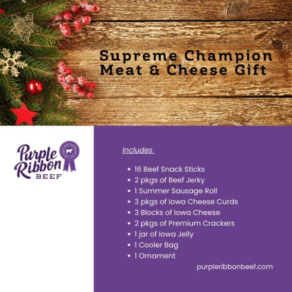 Supreme Champion Meat and Cheese Gift