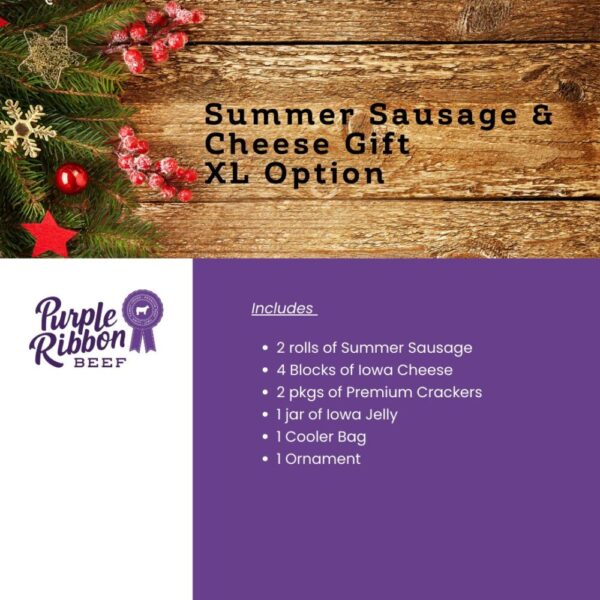 Summer Sausage and Cheese Gift