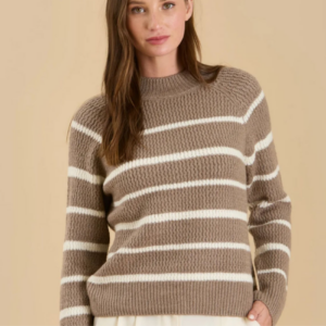 Madison Striped Knit Sweater