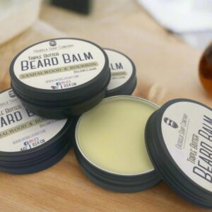 Triple Butter Beard Balm | Sandalwood Bourbon