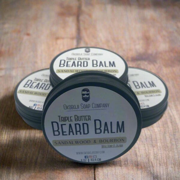 Triple Butter Beard Balm | Sandalwood Bourbon