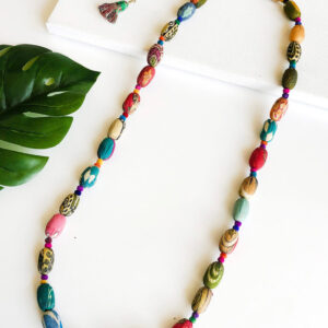 Kantha Kaleidoscope Necklace