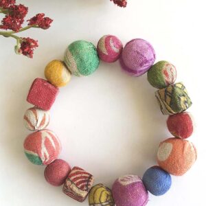 Kantha Primary Shapes Bracelet