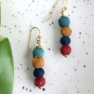 Quatre Kantha Earrings