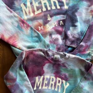 Merry Mama Ice Dye Crewneck Sweatshirt