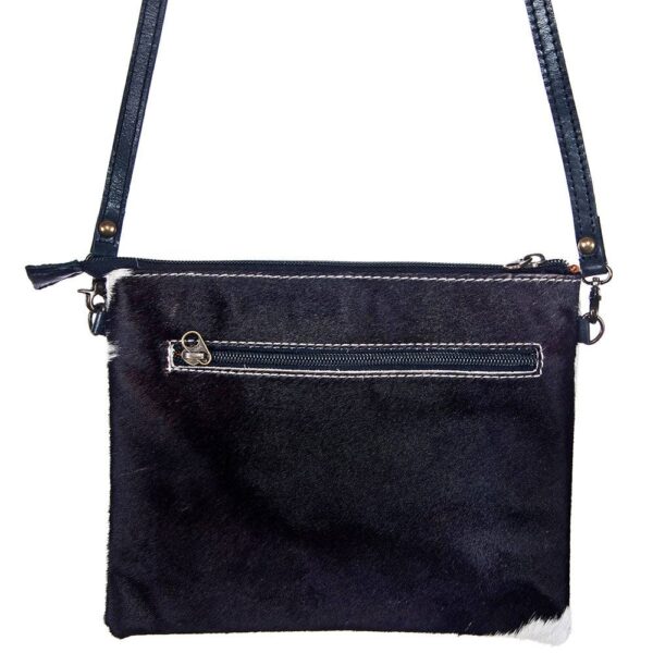 Western Genuine Hair-On Leather Crossbody Handbag