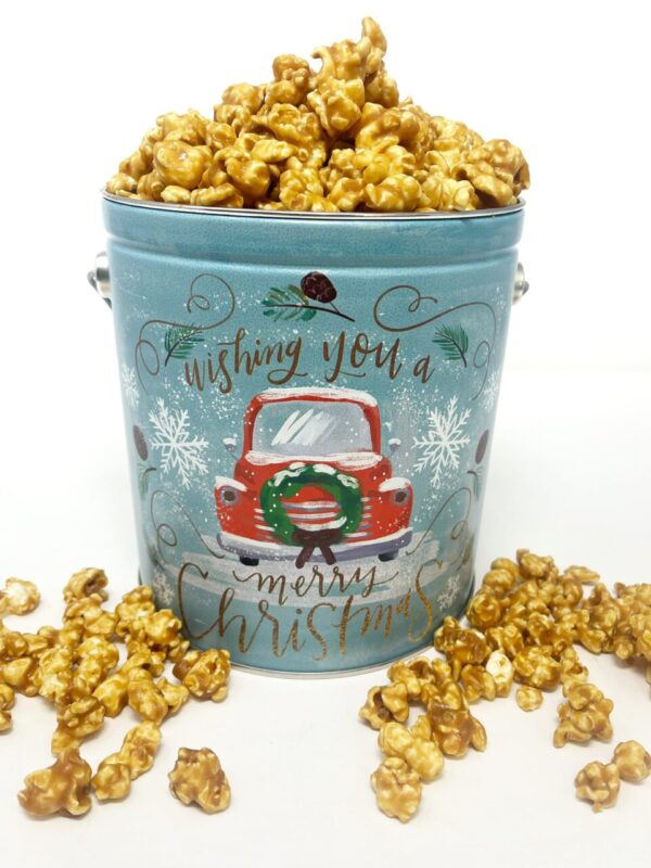 Vintage Christmas Gourmet Popcorn Tins