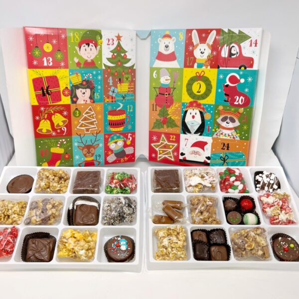 Merry Christmas Popcorn and Confections 24 Day Christmas Advent Calendar