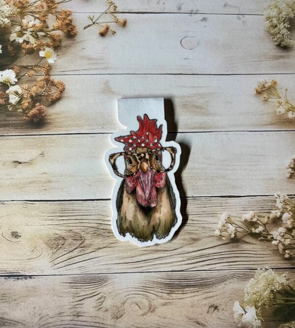 Chicken magnetic bookmark