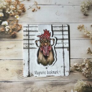 Chicken magnetic bookmark