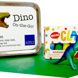 Dino On-the-Go Clay Travel Game Gift for Kids