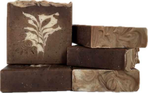 Caramel Latte Goat’s Milk Scrub Handmade Soap